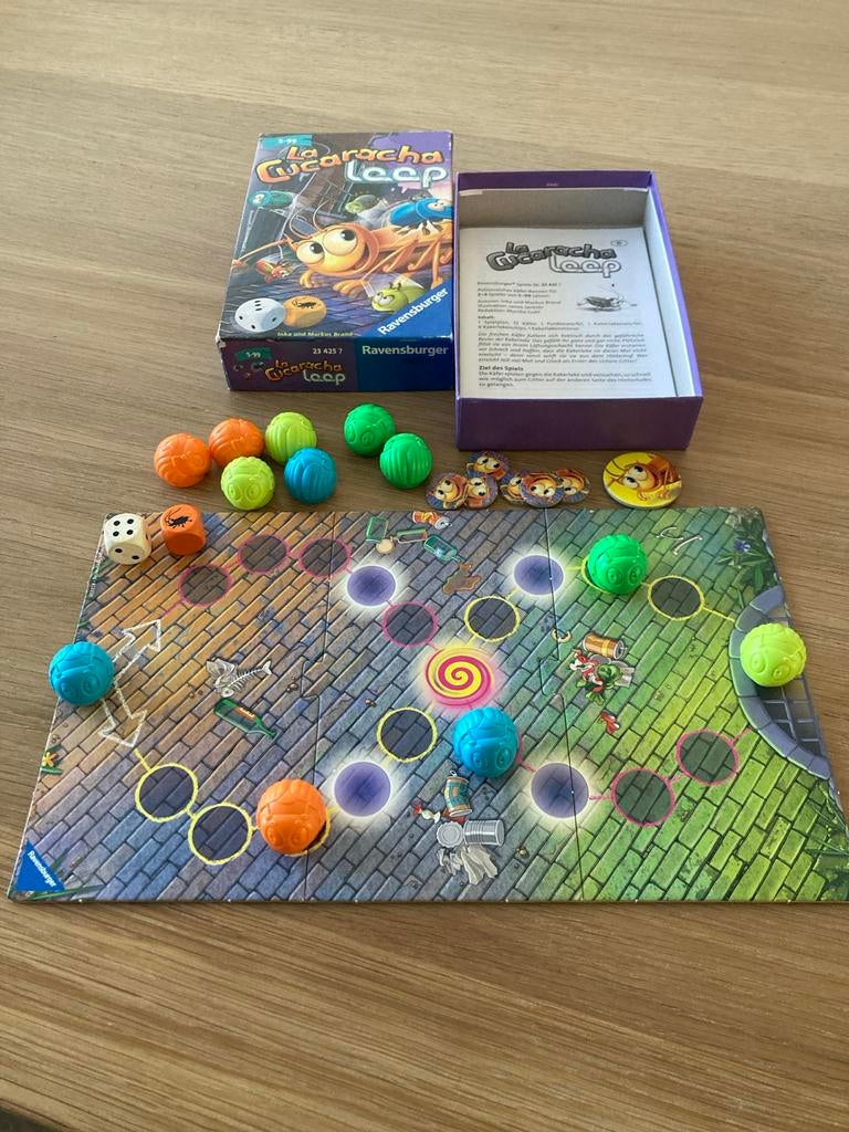 La Cucaracha Loop - Ravensburger reisspel, Hobby en Vrije tijd, Gezelschapsspellen | Bordspellen, Drie of vier spelers, Ophalen of Verzenden