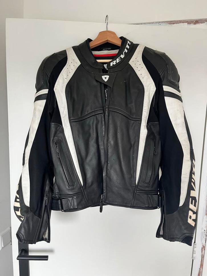 Revit 2-delig leren motorpak, Motoren, Kleding | Motorkleding, Combipak, Heren, Tweedehands, Ophalen