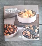 gusta serveerset 4-delig taupe snackschalen nieuw, Ophalen of Verzenden, Nieuw