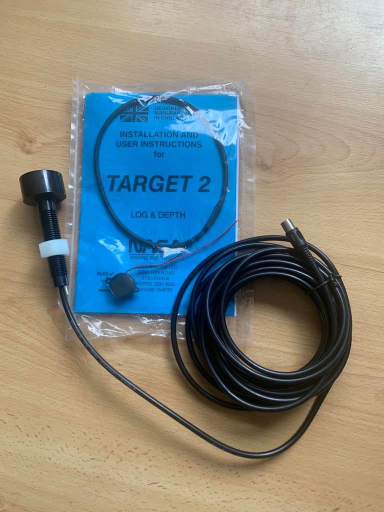 Nasa Target 2 transducer & montagekit, Ophalen of Verzenden, Zo goed als nieuw, Motor en Techniek, Zeilboot of Motorboot