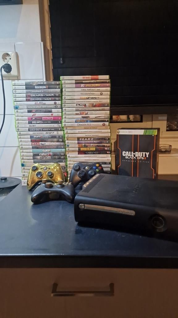 Complete Xbox360 collectie te koop, Spelcomputers en Games, Spelcomputers | Xbox 360, Zo goed als nieuw, 120 GB, 360 Elite of Super Elite