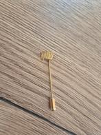 FNV 50 Jaar Jubileum Speld - 14 Karaat Goud met Robijn, Gebruikt, Minder dan 4 cm, Ophalen of Verzenden, Met edelsteen