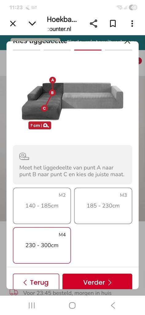 Velvet Bankhoes M4, Ophalen of Verzenden