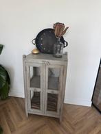 Ibiza vitrine kastje, Antiek en Kunst, Ophalen