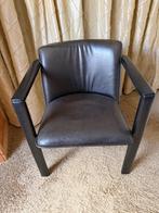 Leren eetkamer stoelen Cachucha, vintage., Huis en Inrichting, Stoelen, Ophalen, Gebruikt, Zwart, Vijf, Zes of meer stoelen