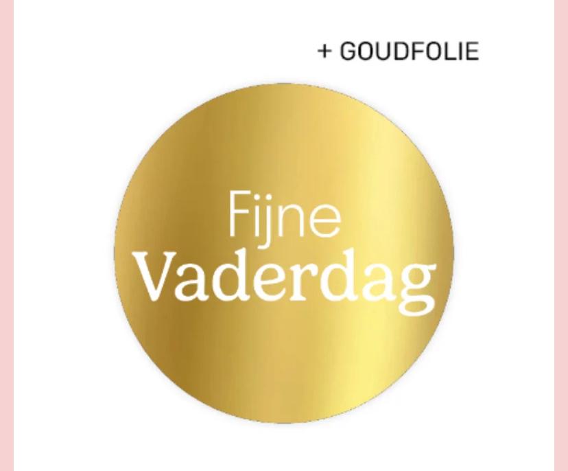 Sluitstickers Fijne Vaderdag -5 stickers, Ophalen of Verzenden, Nieuw, Meerdere stickers