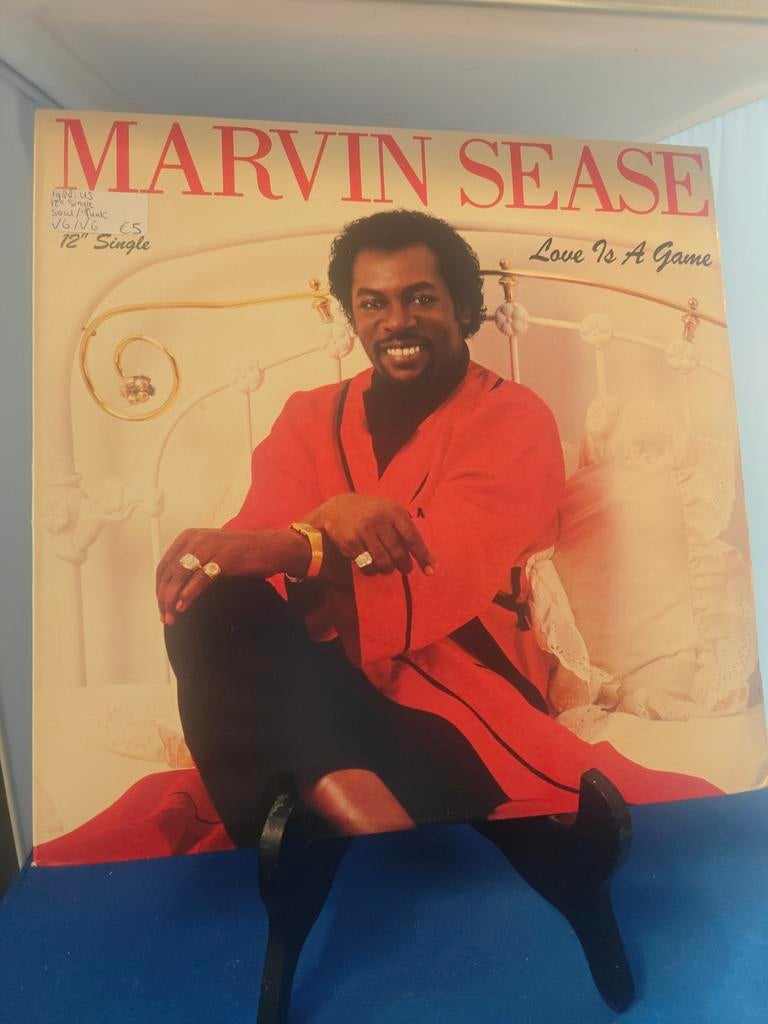 Marvin Sease - Love Is A Game 12" Maxi Single LP, Ophalen of Verzenden, Zo goed als nieuw, 12 inch