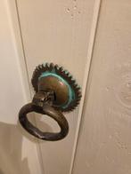 3 Bronzen Kast- of Deurbeslag met Ring, Ophalen of Verzenden