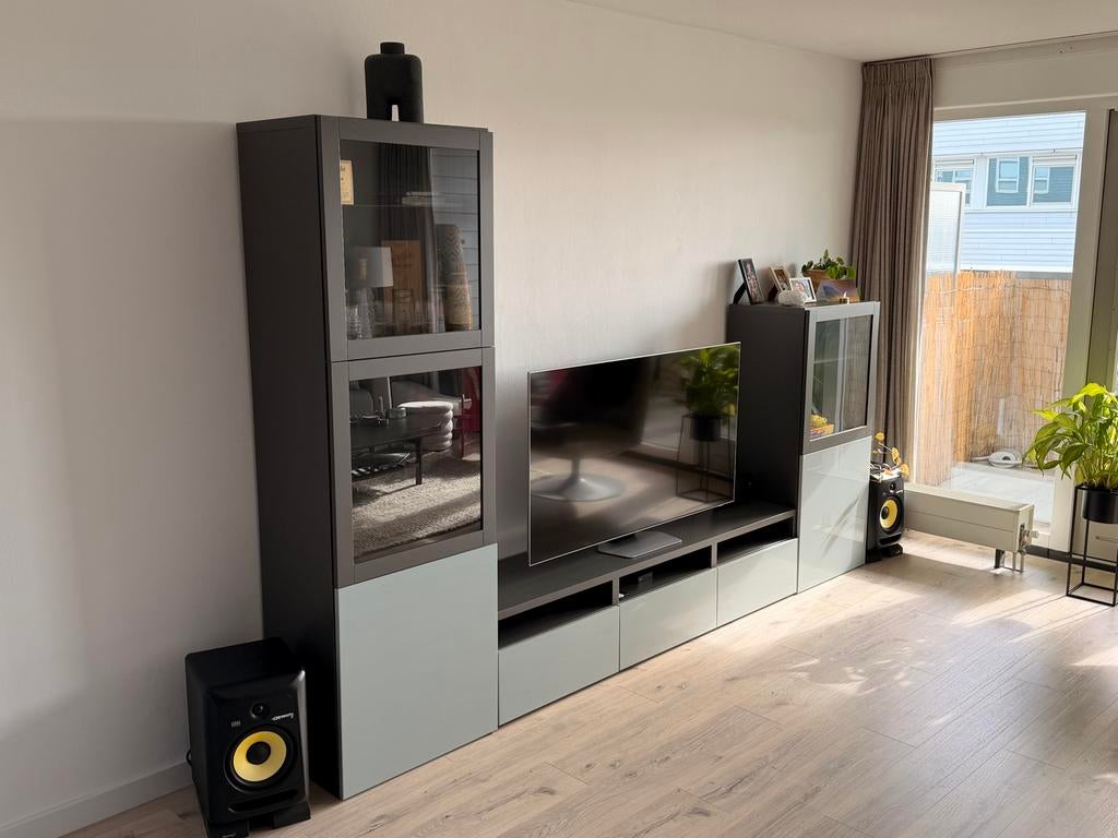IKEA tv meubel, Huis en Inrichting, Kasten | Televisiemeubels, Ophalen, Overige materialen, 200 cm of meer, Zo goed als nieuw