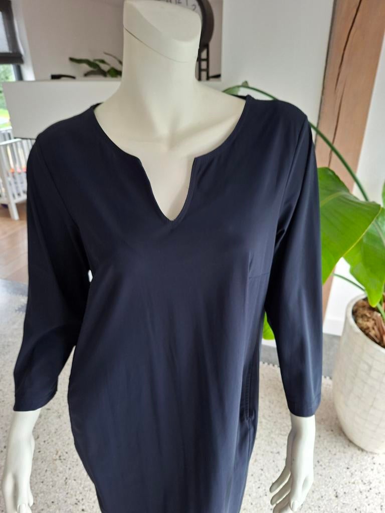 Studio Anneloes tuniek jurk xxl 44 tulpenhals blauw, Studio Anneloes, Blauw, Maat 42/44 (L), Ophalen of Verzenden