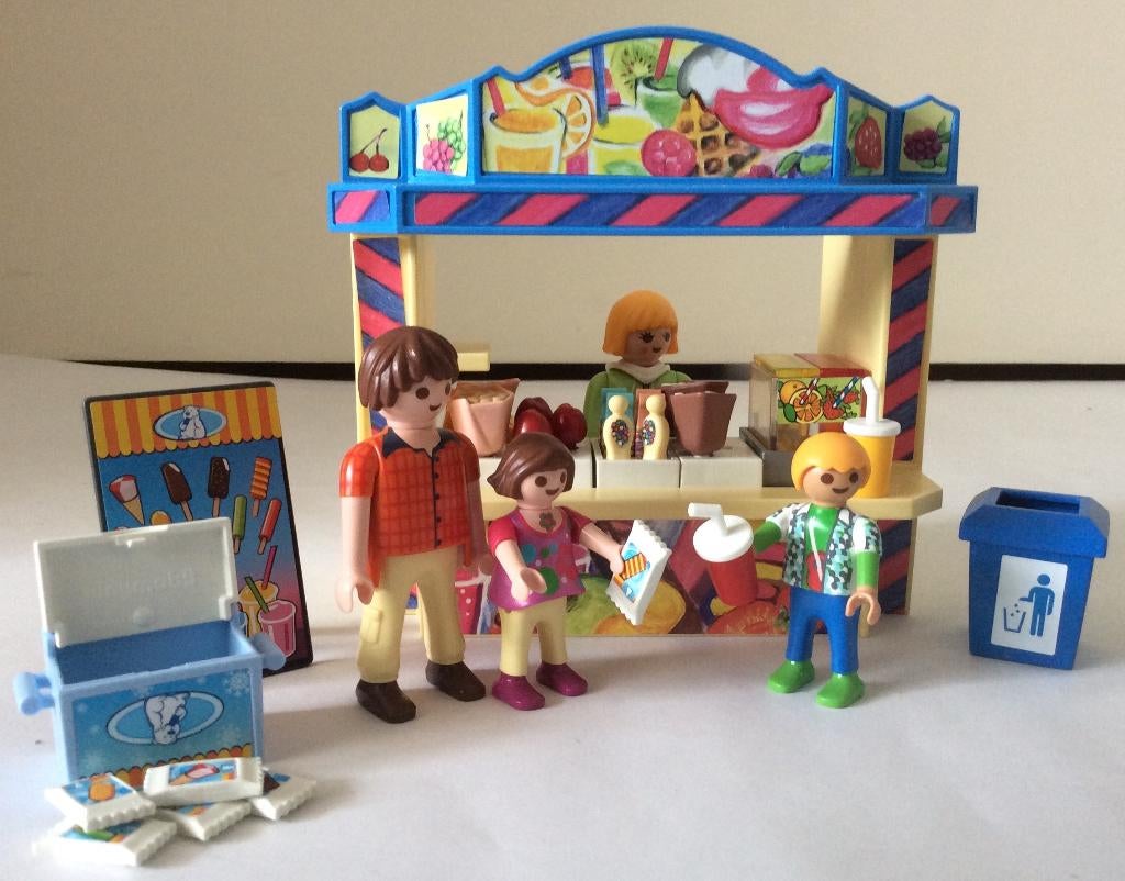 playmobil 5555 snoepkraam, Ophalen of Verzenden, Gebruikt, Complete set