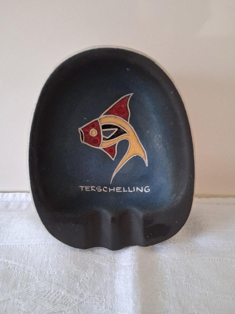 Terschelling asbak  met vis l'Ancora, Antiek en Kunst, Ophalen of Verzenden