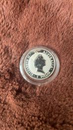 1 zilveren Kookaburra DOLLAR Elizabeth II. 1992, Ophalen of Verzenden, Losse munt, Zilver
