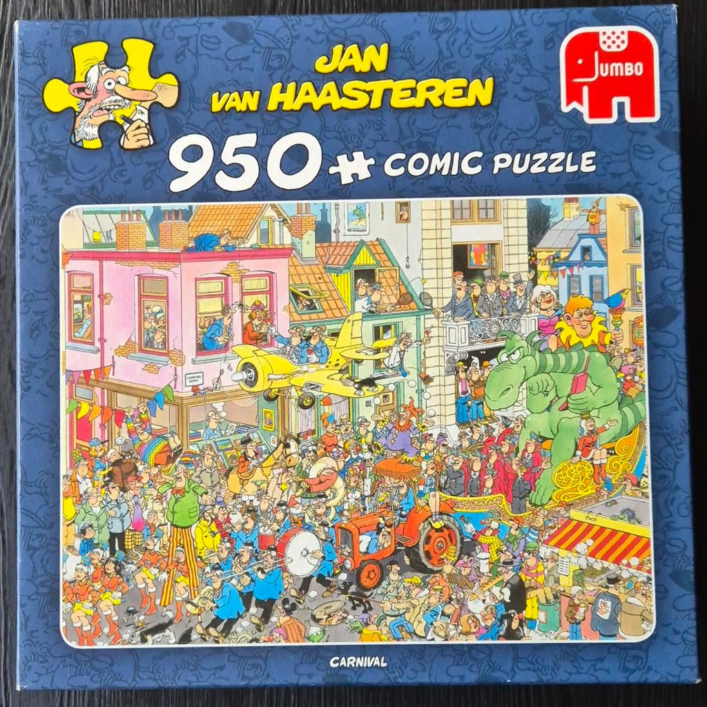 Jan van Haasteren 950 Carnival, Ophalen of Verzenden, 500 t/m 1500 stukjes, Zo goed als nieuw, Legpuzzel