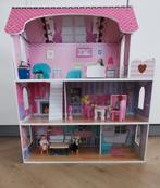 In nieuwstaat! Kidkraft poppenhuis met meubels en poppen, Ophalen, Zo goed als nieuw, Poppenhuis