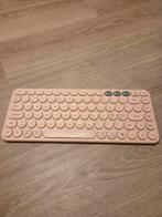 Draadloos toetsenbord – lichtroze, Computers en Software, Toetsenborden, Ophalen of Verzenden, Zo goed als nieuw