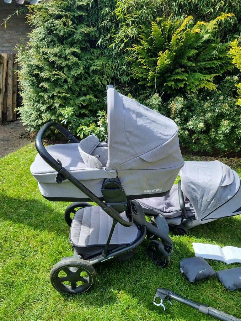 Easywalker Harvey² premium kinderwagen, Gebruikt, Combiwagen, Verstelbare duwstang, Ophalen