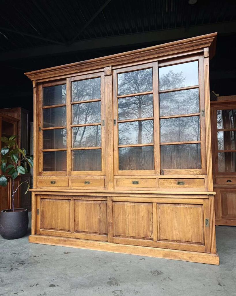 XL Notariskast | Eikenhouten Winkelkast | Buffetkast #2653, Huis en Inrichting, Kasten | Buffetkasten, Niet ingevuld, 200 cm of meer