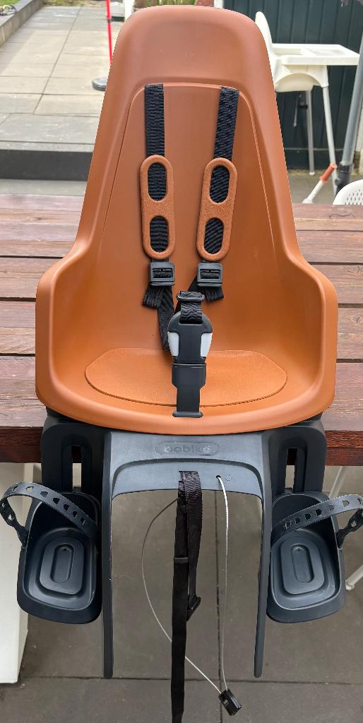 Bobike one Maxi fietsstoeltje, Ophalen, Achterzitje, Voetsteuntjes, Zo goed als nieuw