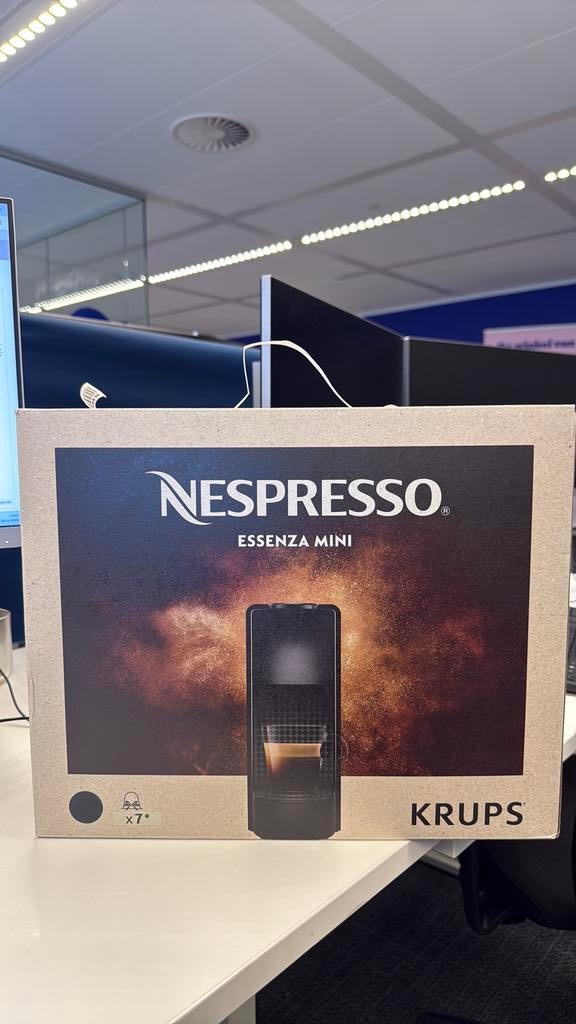 Krups Nespressomachine Essenza Mini Piano zwart XN1108, Ophalen of Verzenden, Nieuw