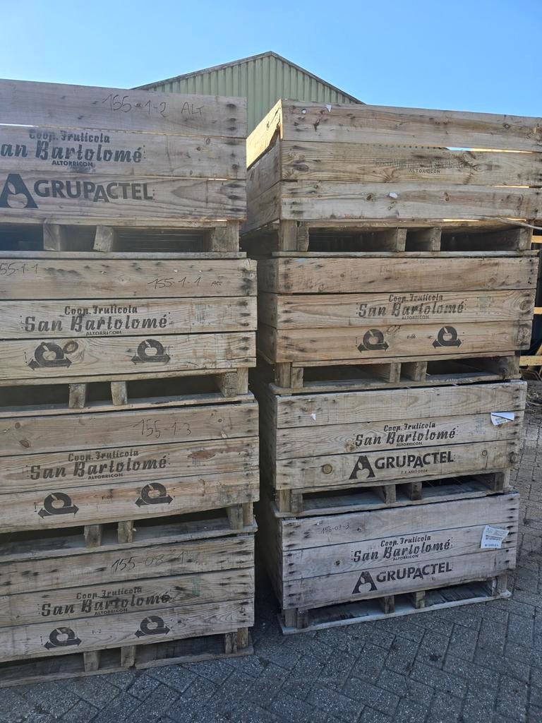 Robuuste fruitkisten kisten 120x120x50, Doe-het-zelf en Verbouw, Ophalen, 100 cm of meer, 60 cm of meer, 50 cm of meer