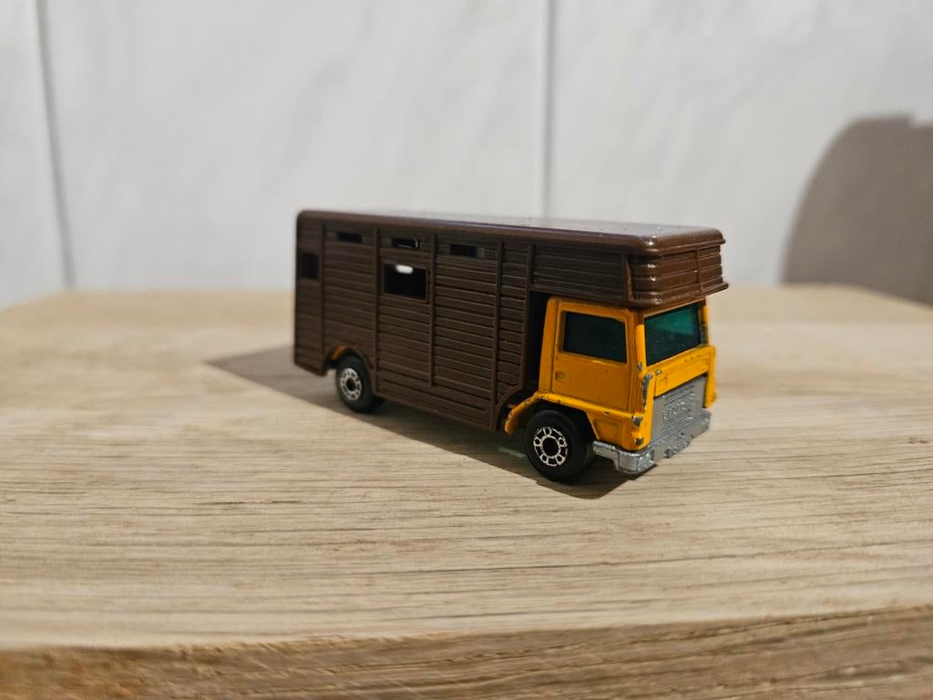 Lesney Matchbox Horse Box No 40 Oranje - Bruin, Ophalen of Verzenden, Gebruikt, Auto