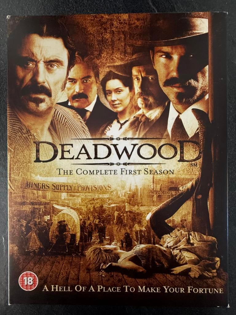 Deadwood seizoen 1 dvd box (UK import), Cd's en Dvd's, Dvd's | Tv en Series, Gebruikt, Vanaf 16 jaar, Ophalen of Verzenden, Boxset