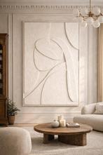 Grote Meisje Met De Parel Japandi Design Art (122×183 cm), Huis en Inrichting, Woonaccessoires | Wanddecoraties, Ophalen of Verzenden