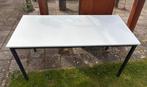Tafel 160 lang x 80 breed, Ophalen, 50 tot 100 cm, Zo goed als nieuw, 150 tot 200 cm