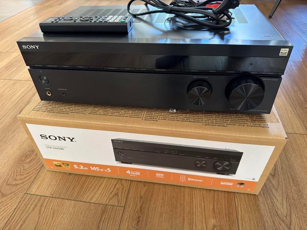 Sony STR-DH590 AV-receiver - Zo goed als nieuw, Audio, Tv en Foto, Versterkers en Receivers, Ophalen of Verzenden, Zo goed als nieuw