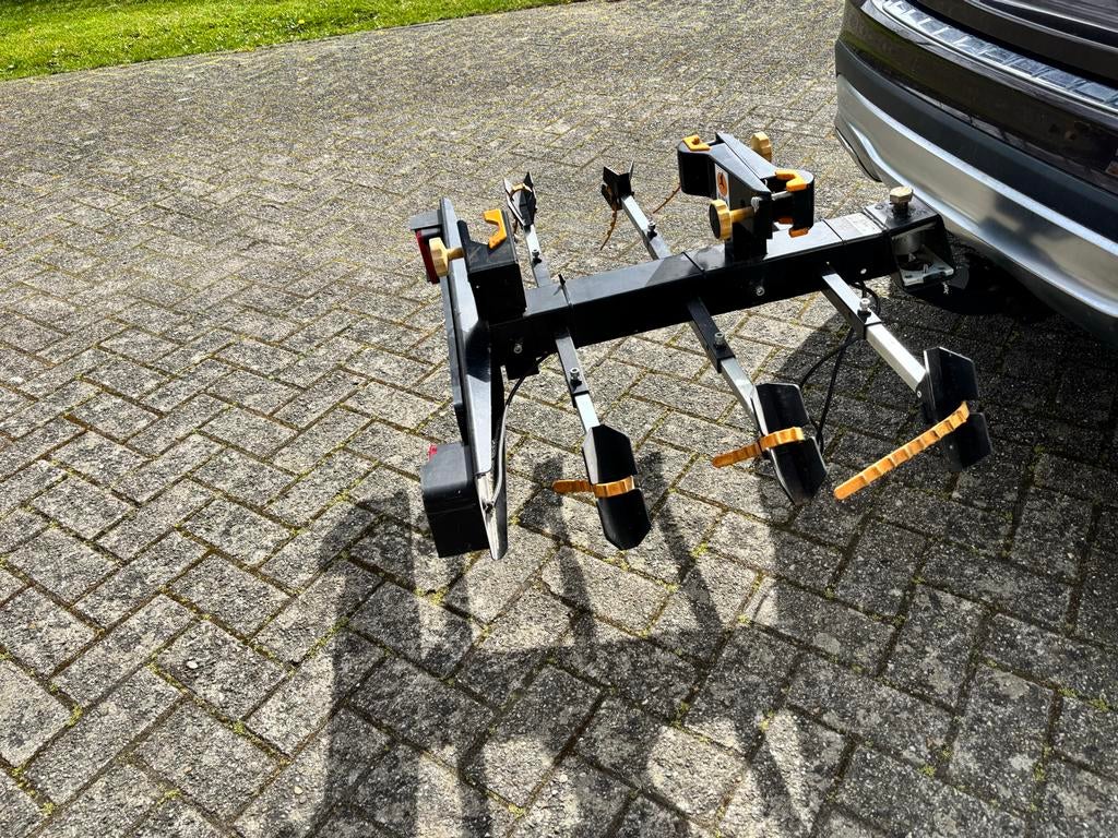 Hawk fietsendrager voor 3 fietsen, Ophalen of Verzenden, 3 fietsen of meer, Gebruikt, Trekhaakdrager