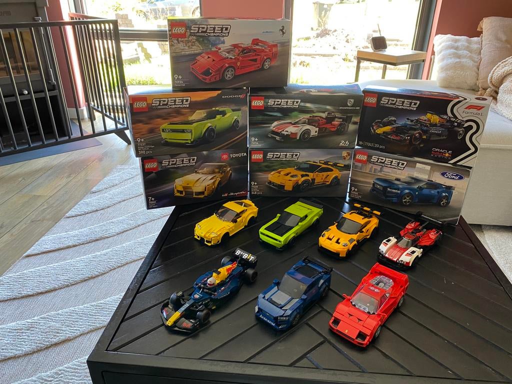 Lego Speed Champions 7 stuks compleet, Kinderen en Baby's, Speelgoed | Duplo en Lego, Lego, Zo goed als nieuw, Compleet, Complete set
