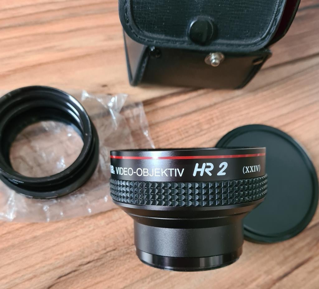 HAMA VIDEO LENS HR2 met diverse maten ringen, Ophalen of Verzenden, Overige typen