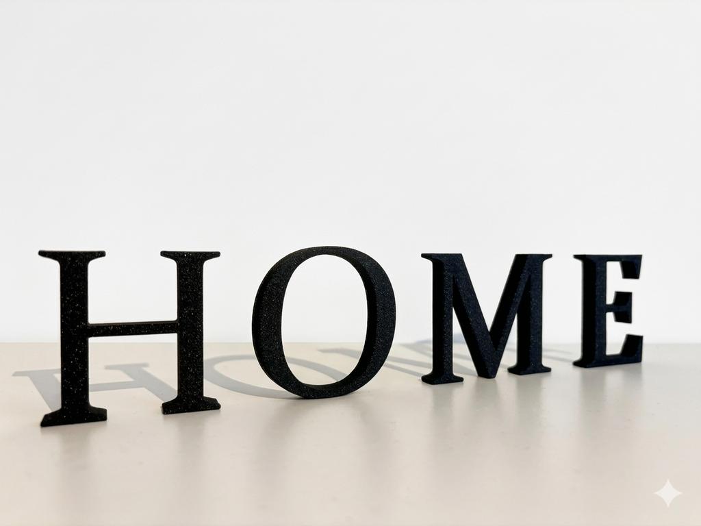 3D letters & cijfers op maat – decoratie / labels, Eén persoon