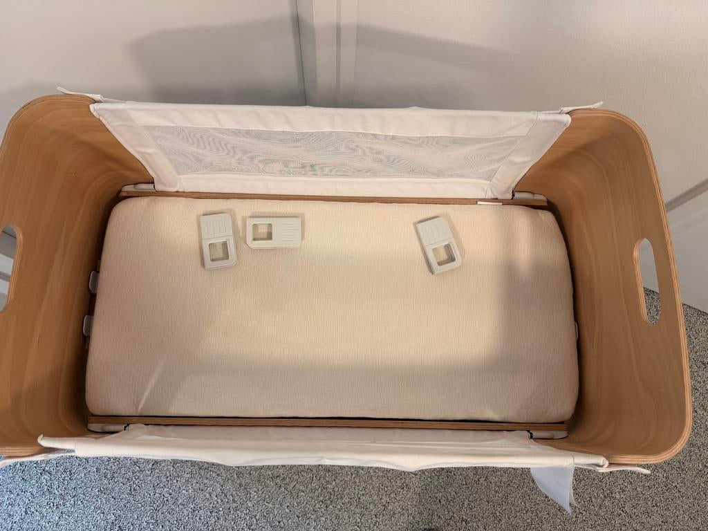 Bednest co-sleeper met lakens, hoeslakens en molton, Ophalen, Gebruikt, Wieg