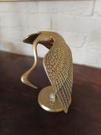 Franse brocante koperen/messing vogel decoratie, Ophalen of Verzenden