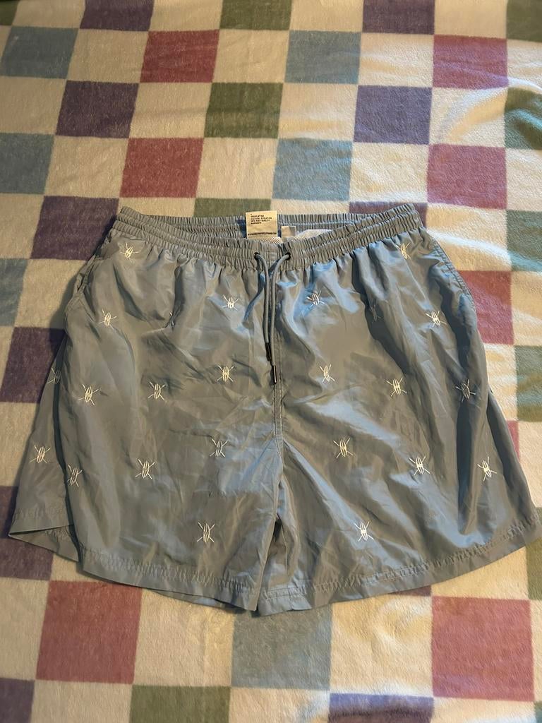 Daily Paper heren zwembroek lichtblauw, maat XL, Ophalen of Verzenden, Maat 56/58 (XL), Blauw, Zwemshort