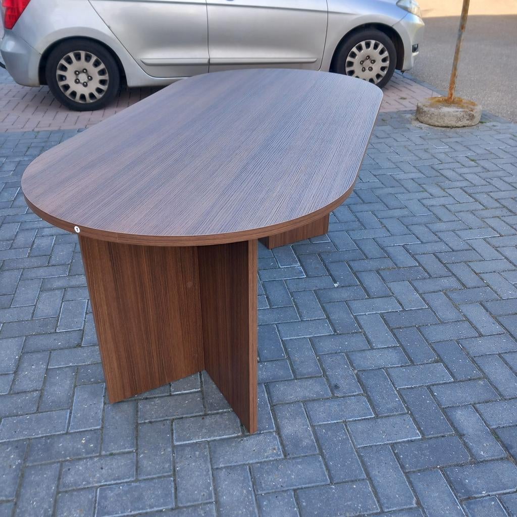 Eettafel ravi , walnootkleur. Nieuw !, Huis en Inrichting, Tafels | Eettafels, Ophalen, Industrieel , landelijk., 50 tot 100 cm