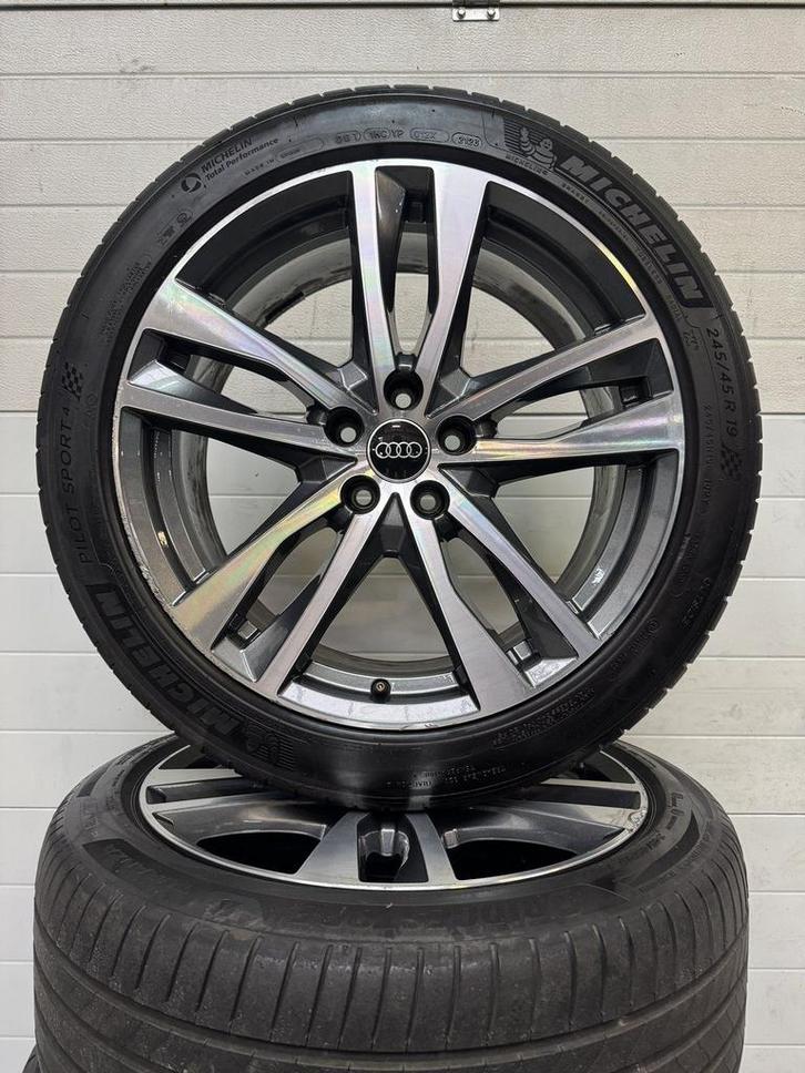 19’’ audi a6 velgen zomerbanden orig, Auto-onderdelen, Banden en Velgen, Banden en Velgen, Zomerbanden, 19 inch, 245 mm, Personenwagen