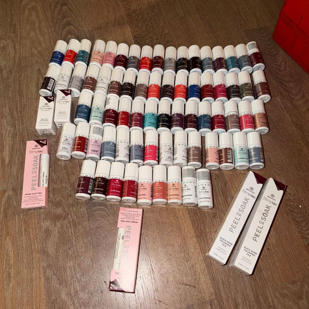 Striplac nagellak set met veel kleuren, Overige kleuren, Nieuw, Ophalen of Verzenden, Handen en Nagels