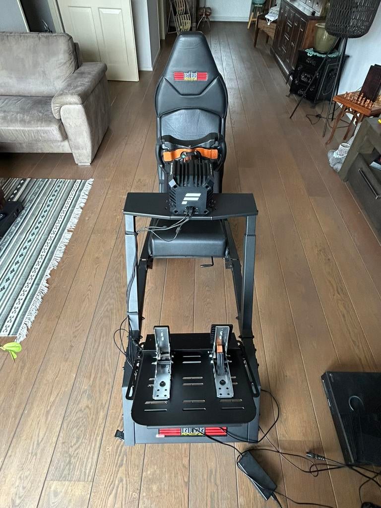 Race simulator Fanatec met next level racing stoel, 1 speler, Racen en Vliegen, Ophalen of Verzenden, Zo goed als nieuw