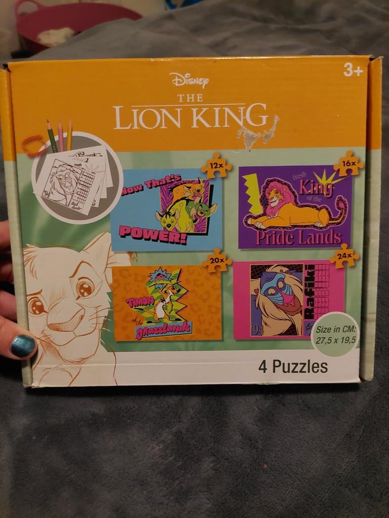Disney The Lion King Puzzelset - Nieuw, Ophalen of Verzenden, 10 tot 50 stukjes, Nieuw, 4 tot 6 jaar