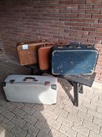 4 Vintage Koffers in Gebruikte Staat, Ophalen of Verzenden