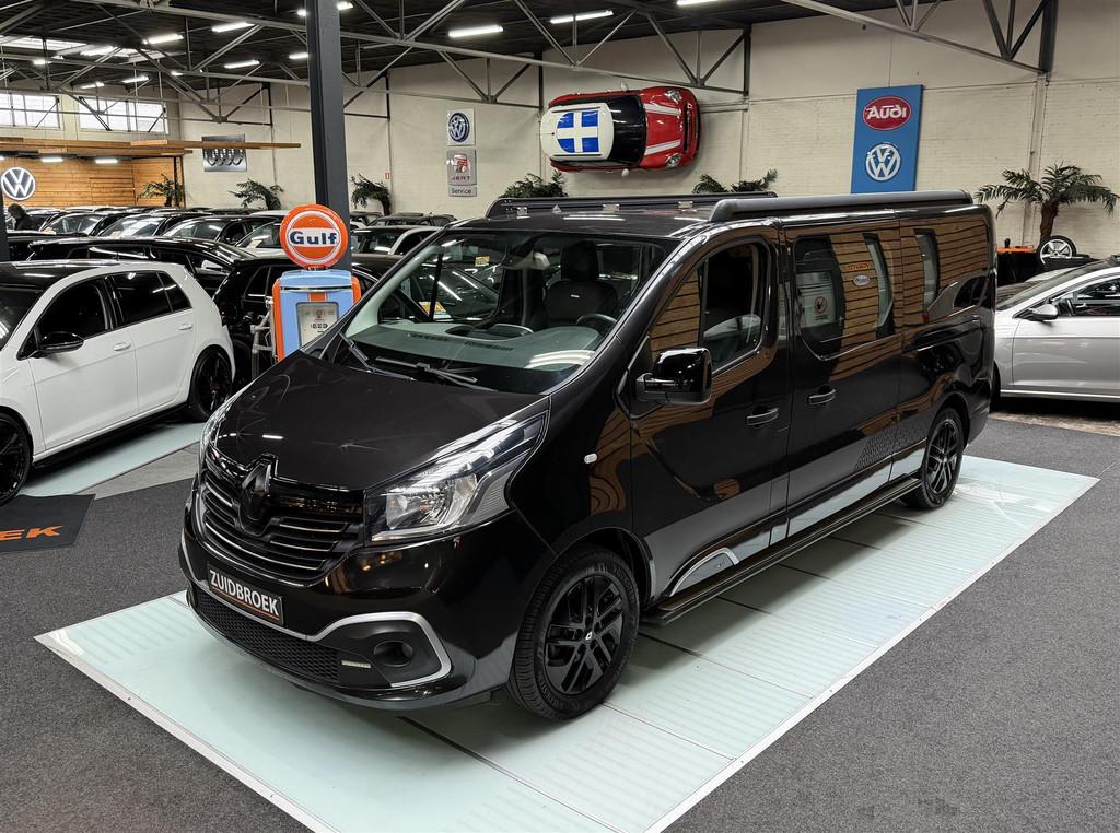 Renault Trafic 1.6 Edition! Dubbele schuifdeur! Cruise! Leer, 145 pk, Gebruikt, Zwart, Leder