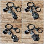 Tas / Sleutelhanger div. hondenrassen gunmetal/zwart + engel, Dieren en Toebehoren, Verzenden, Nieuw