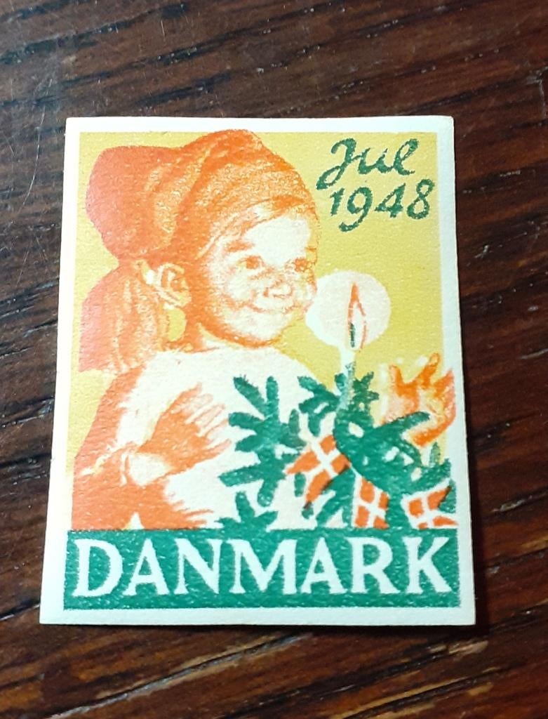 Denemarken, kerstzegel 1948, pf, Postzegels en Munten, Postzegels | Europa | Scandinavië, Verzenden, Denemarken, Postfris