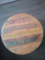 Unieke houten bowl tafel - 70 cm, Ophalen
