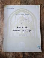Klavarskribo - psalm 43 - variaties voor orgel, Ophalen of Verzenden, Gebruikt, Religie en Gospel, Orgel