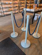 afzetpaaltjes wit met blauw, Ophalen, Zo goed als nieuw, Overige