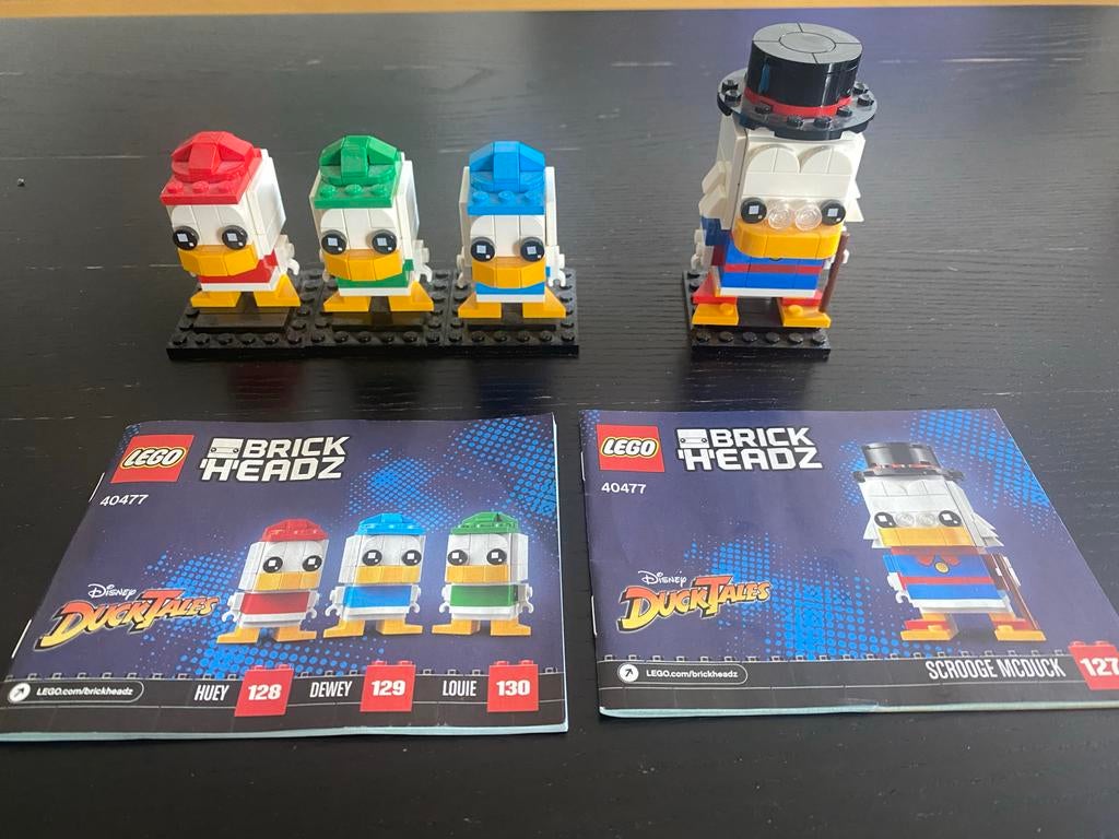 LEGO BrickHeadz DuckTales set 40477, Gebruikt, Overige thema's, Lego, Ophalen of Verzenden